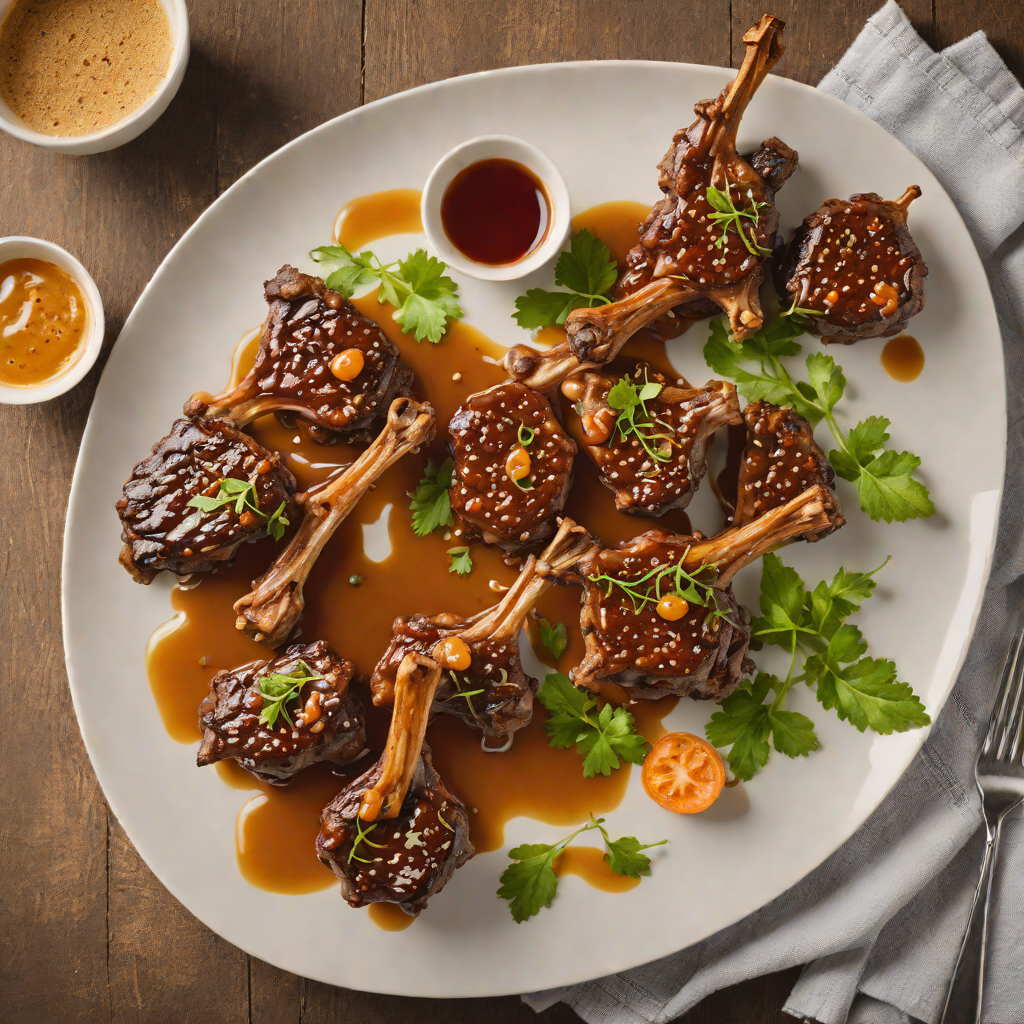 Honey-Simmered Ethiopian Coffee-Spiced Lamb Chops