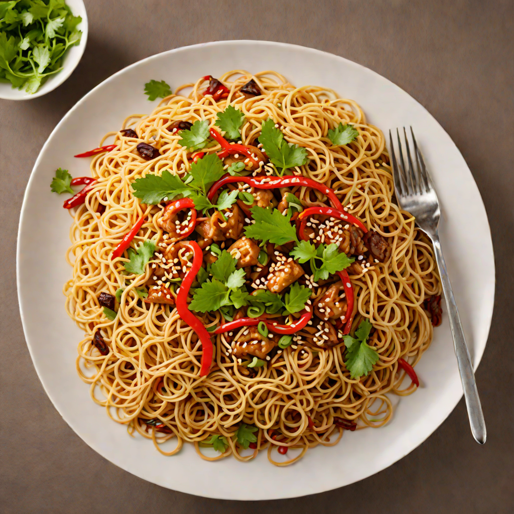 Stir-Fried Noodles with Tamarind and Chili Sauce