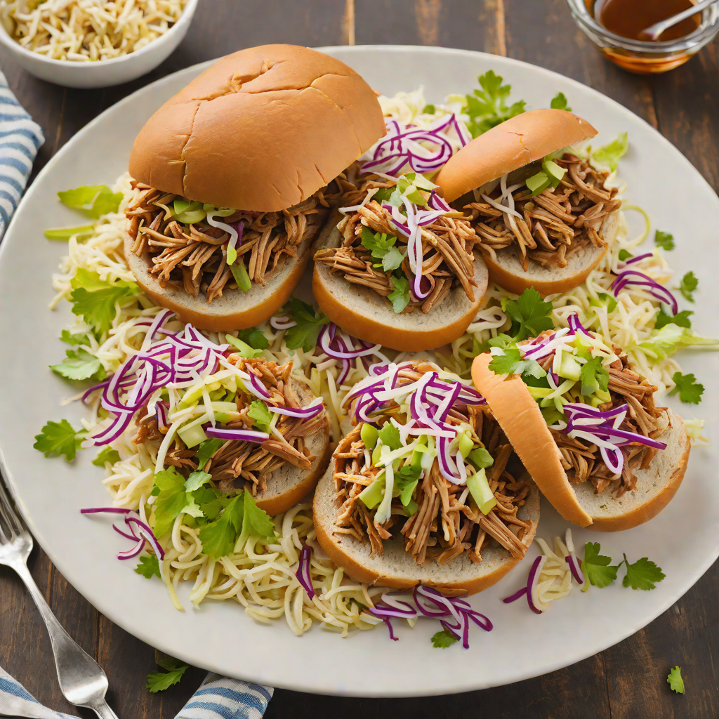 Southern-Style Slow Cooker Pulled Pork with Tangy Vinegar Slaw