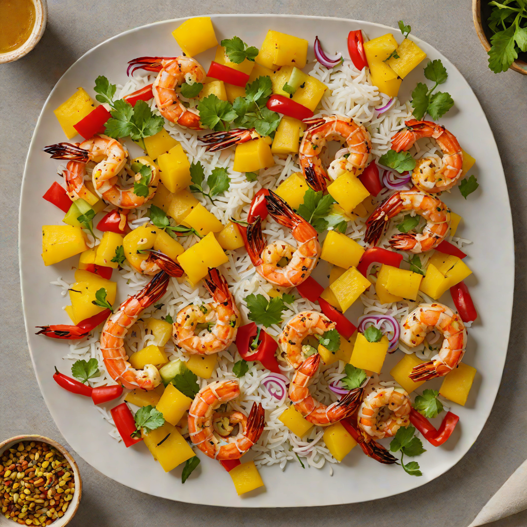 Sheet Pan Jerk-Spiced Shrimp with Pineapple and Bell Peppers