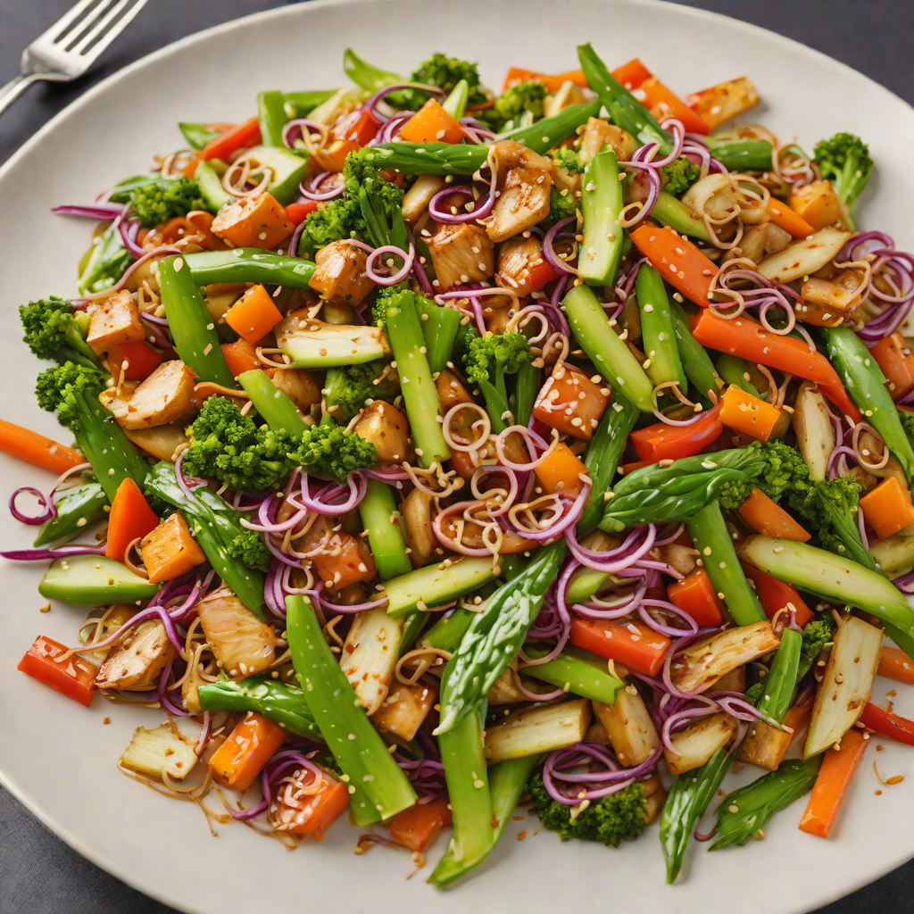 Crisp Vegetable Stir-Fry with Ginger-Soy Glaze