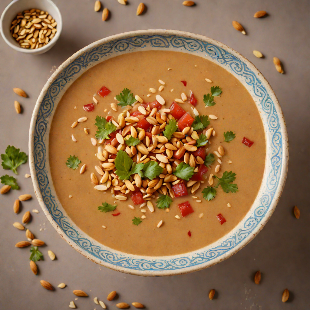 Barcelona-Style Gazpacho with Toasted Almonds