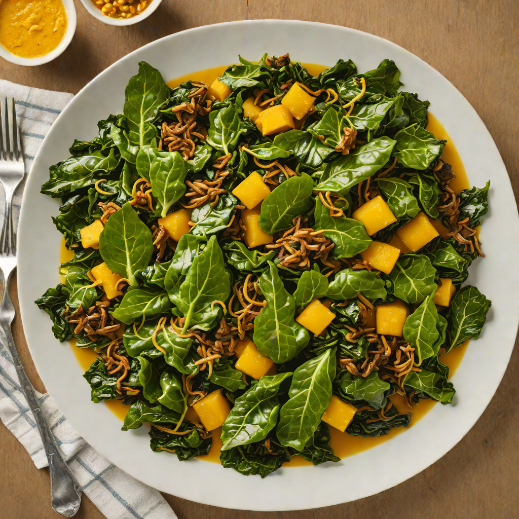 Ye’Gomen Alicha Braised Collard Greens with Turmeric