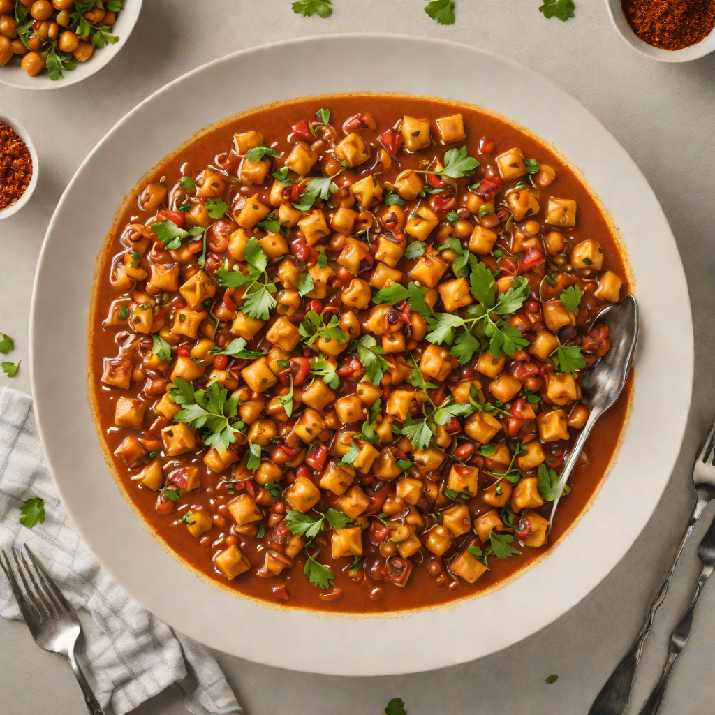Slow-Roasted Chickpea and Harissa Stew