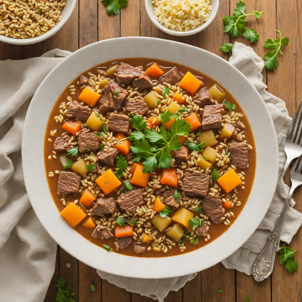 Instant Pot No-Penalty Beef and Barley Stew