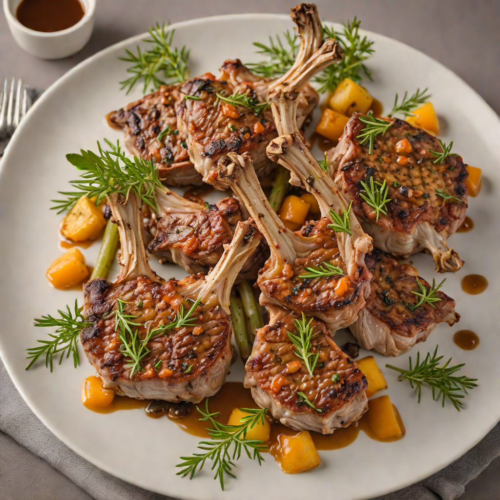 Mountain Herb-Roasted Pan-Seared Lamb Chops
