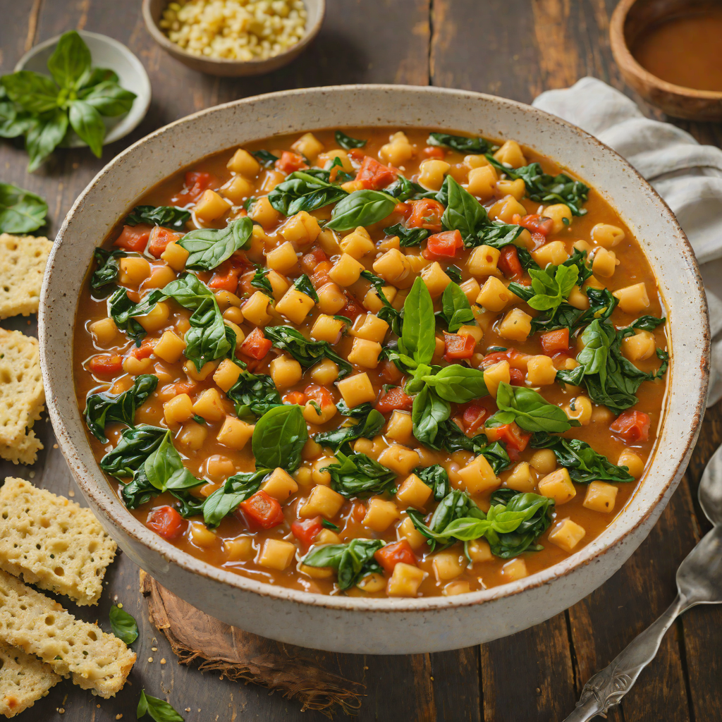 Half-Hour Mediterranean Chickpea and Spinach Stew