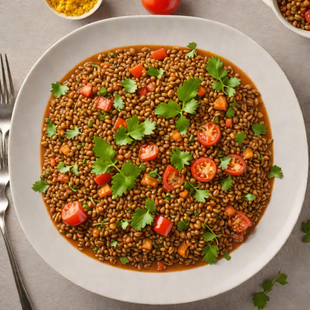 Slow-Cooked Lentil Misir Wat with Berbere and Tomato