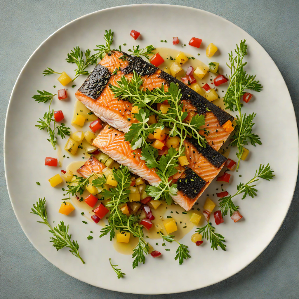 Pan-Seared Arctic Char with North Sea Herb Relish