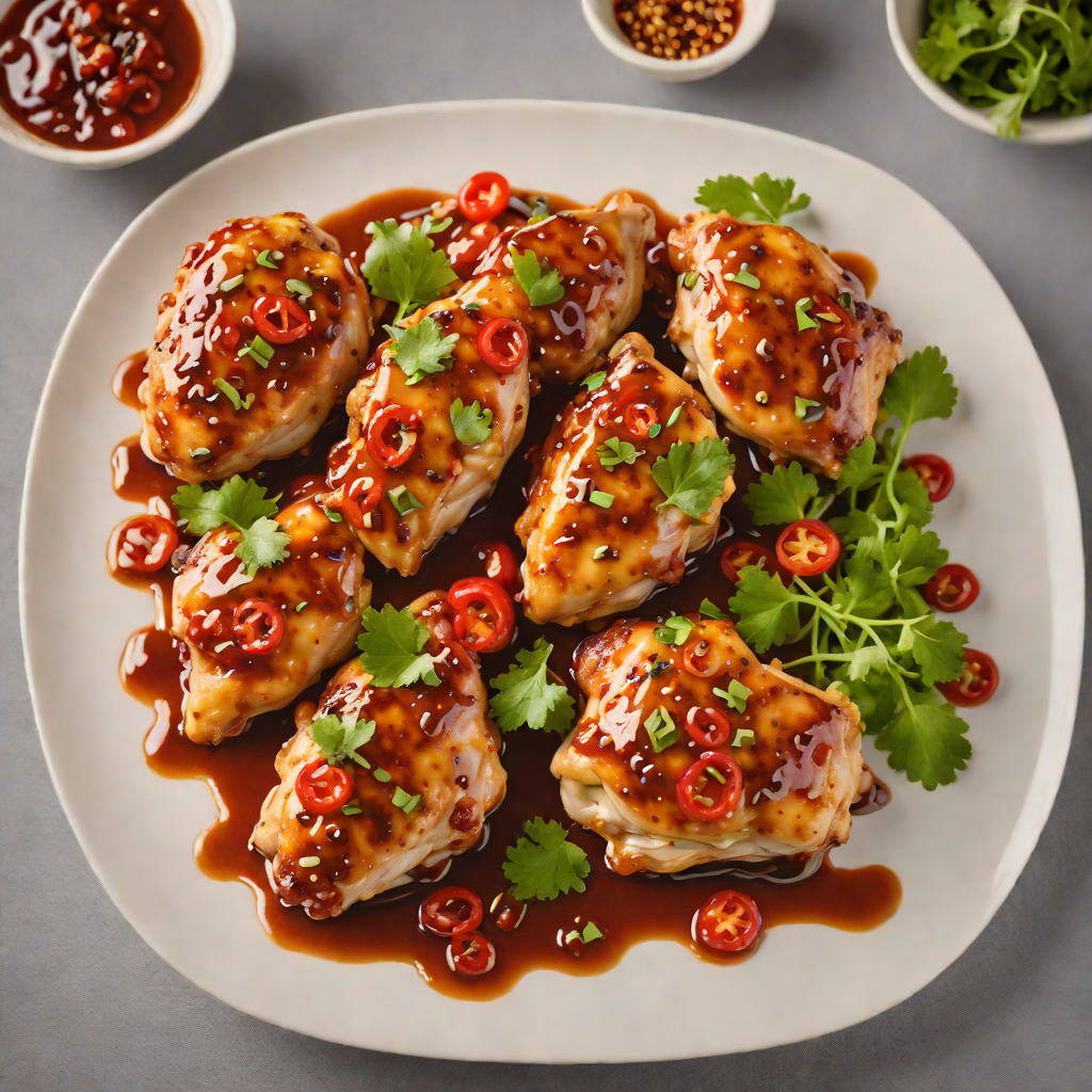 Spicy Pan-Seared Chicken with Chili Honey Glaze