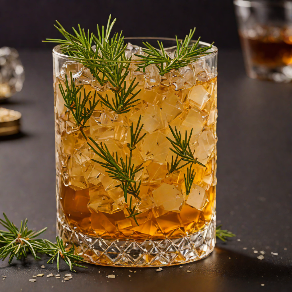 Smoked Rosemary Scotch Highball