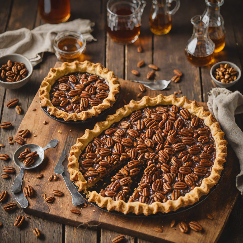 Whiskey Barrel-Aged Maple Pecan Pie