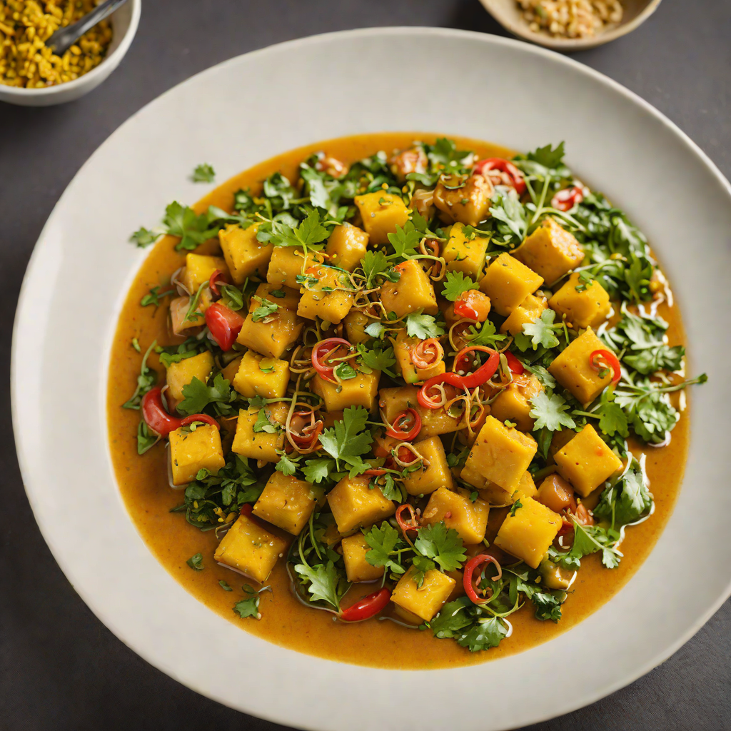 Vegetable Atakilt Wat Braised with Turmeric and Ginger