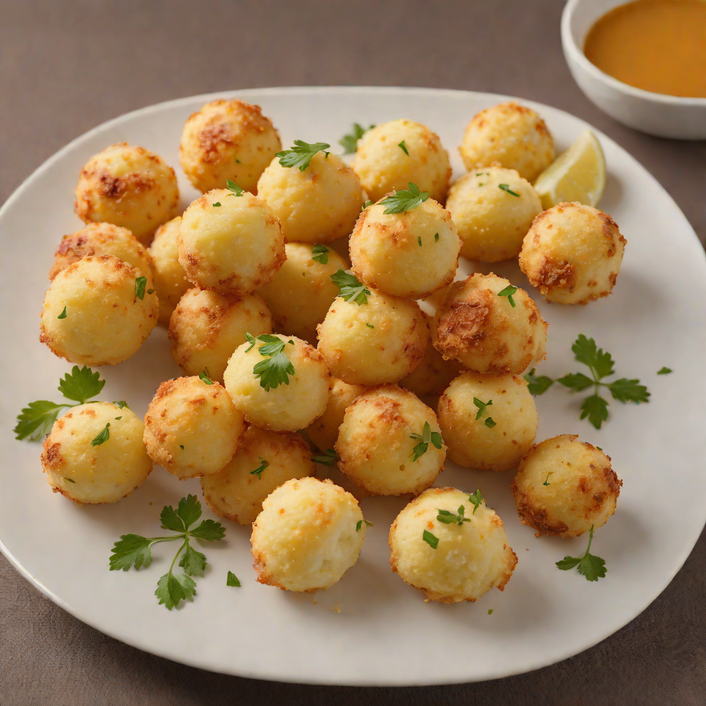 Fried Cheese Pão de Queijo Bites