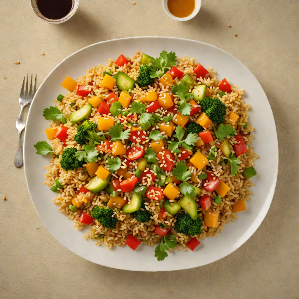 Quinoa and Vegetable Stir-Fry with Aji Amarillo Sauce