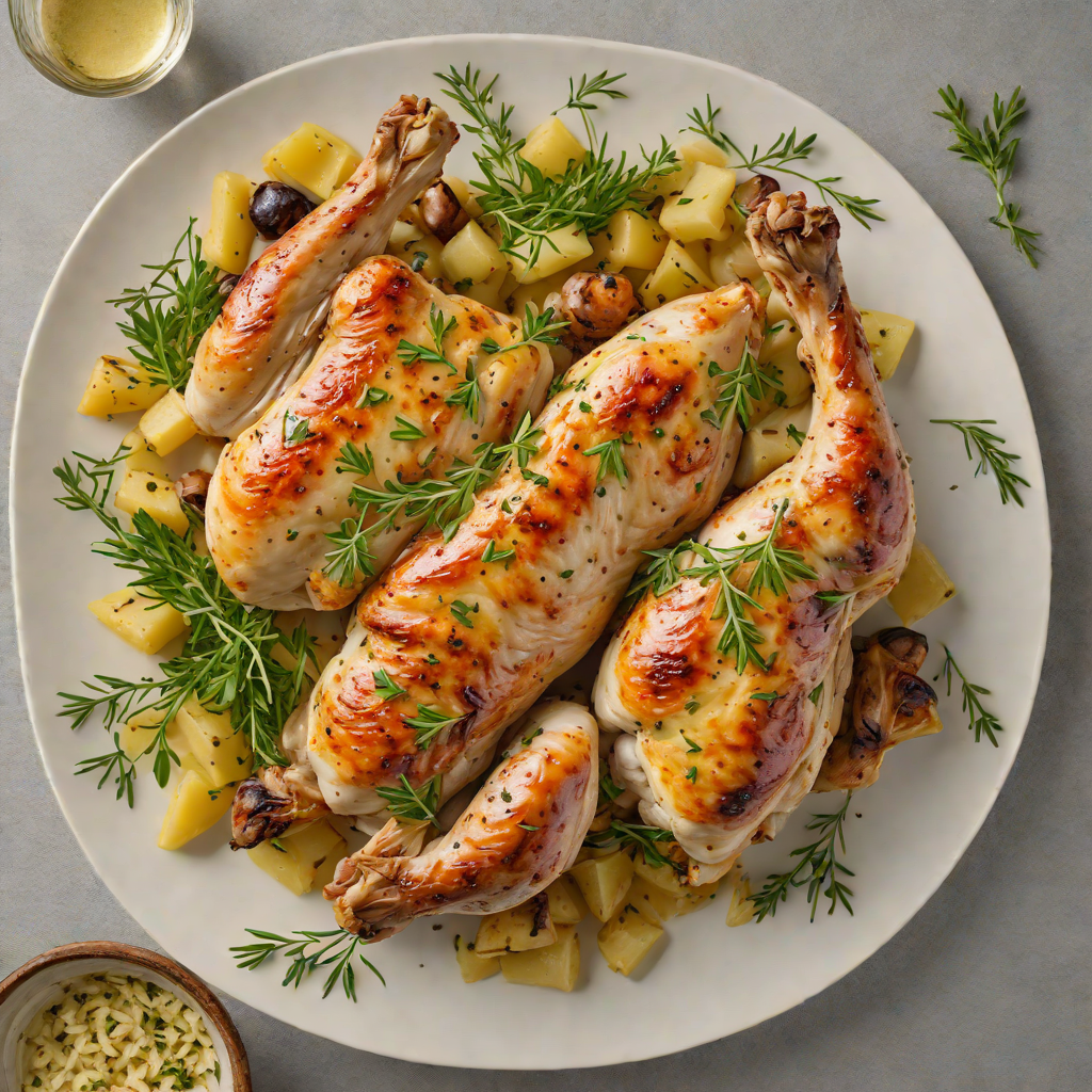 Pan-Roasted Chicken with Garlic Butter and Thyme