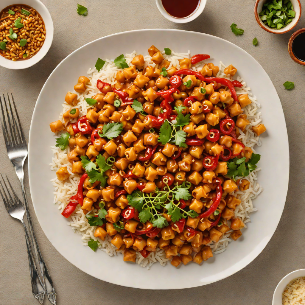Korean-Inspired Chickpea Stir Fry with Gochujang Sauce