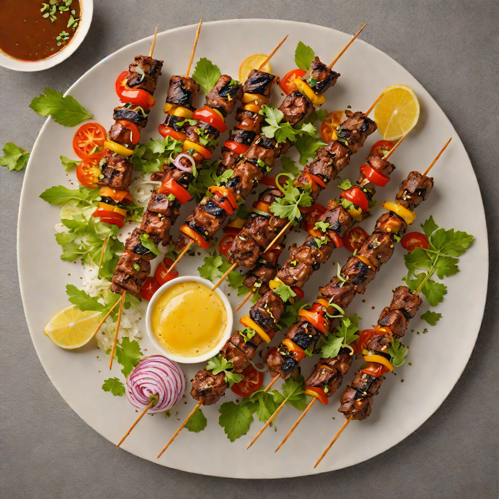 Grilled Maasai-Inspired Spiced Lamb Skewers