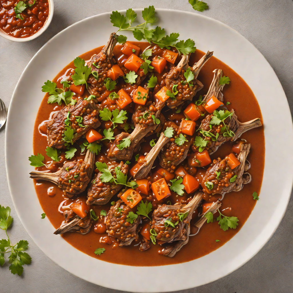 Slow-Cooked Lamb Tibs with Berbere and Tomato Sauce