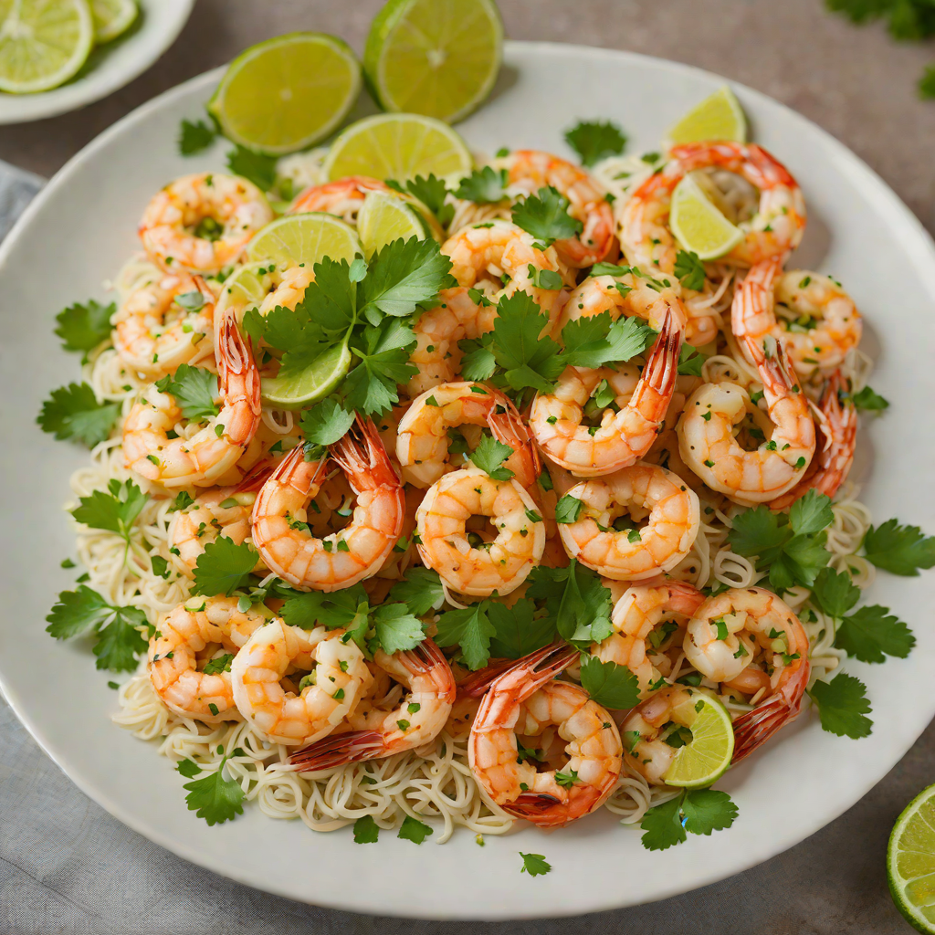 Sautéed Garlic Butter Shrimp with Zesty Lime and Cilantro