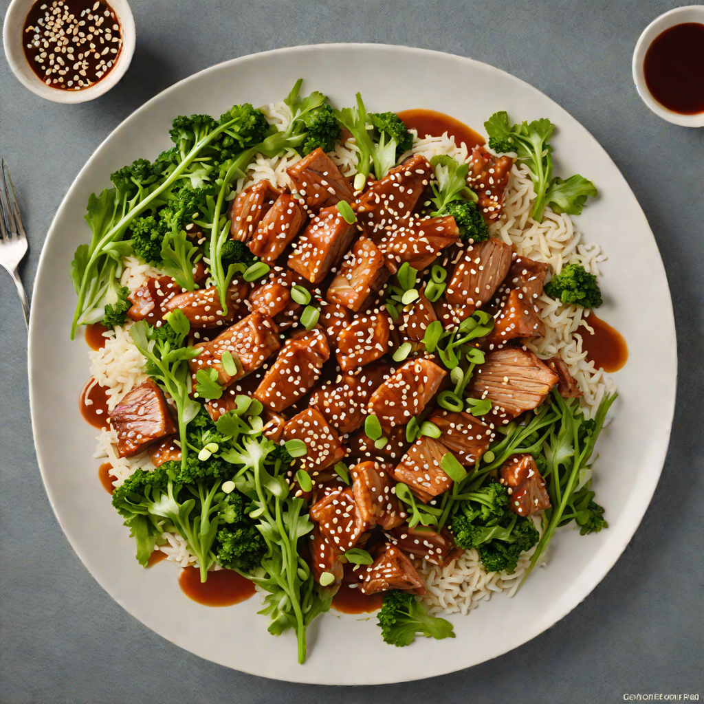 Stir-Fried Korean Pork with Gochujang and Sesame Greens