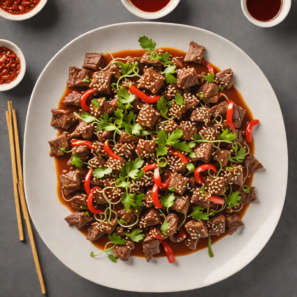 Quick Stir-Fried Beef with Regional Chili Garlic Sauce