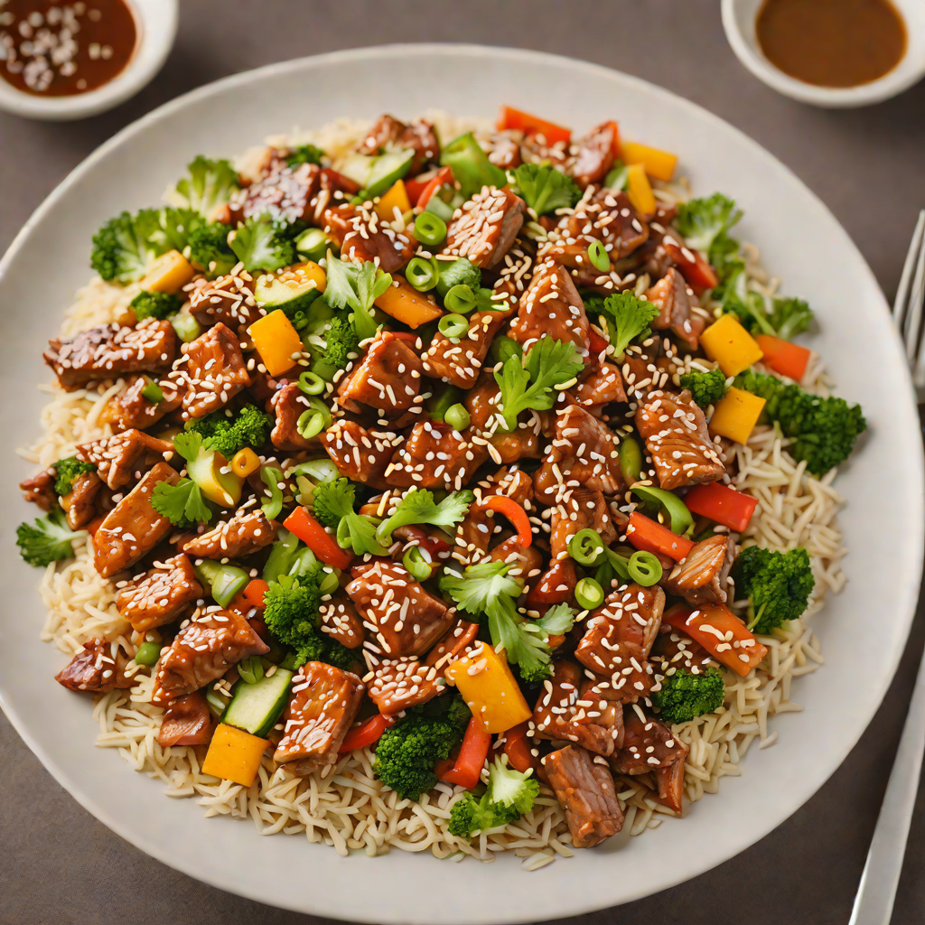 Sweet and Spicy Korean-Style Pork Stir Fry with Sesame