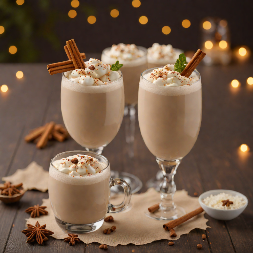 Snowman-Inspired Vanilla Chai Latte