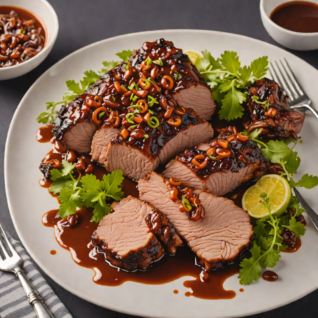 Spiced Tamarind and Chipotle Glazed Pork Shoulder