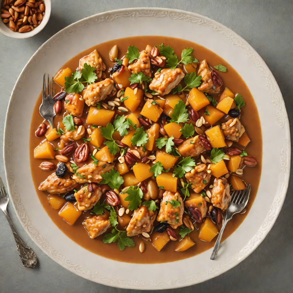 Mountain Retreat Chicken Tagine with Apricots and Almonds