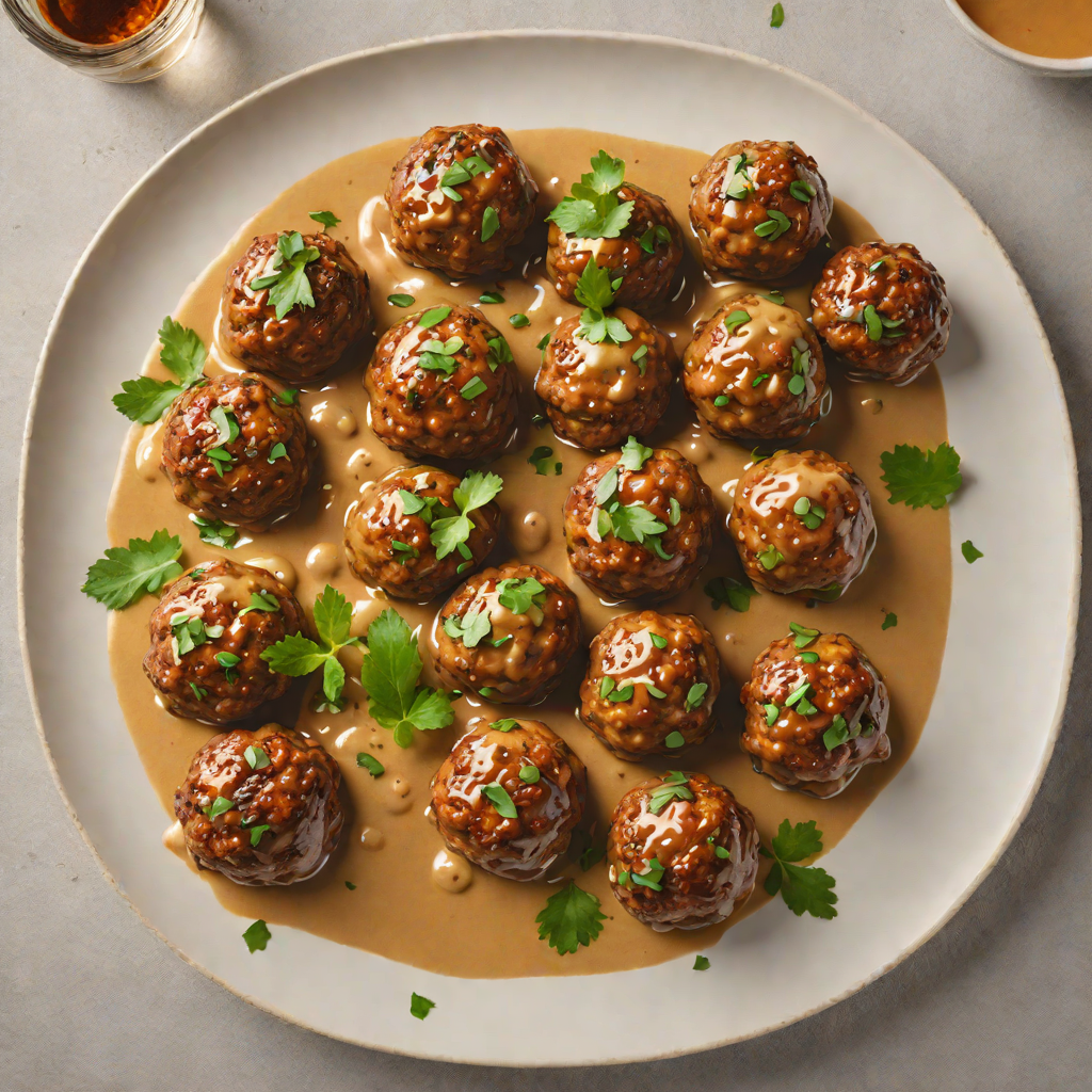 Damani Dome-Inspired Spiced Plump Lamb Meatballs with Tahini Sauce