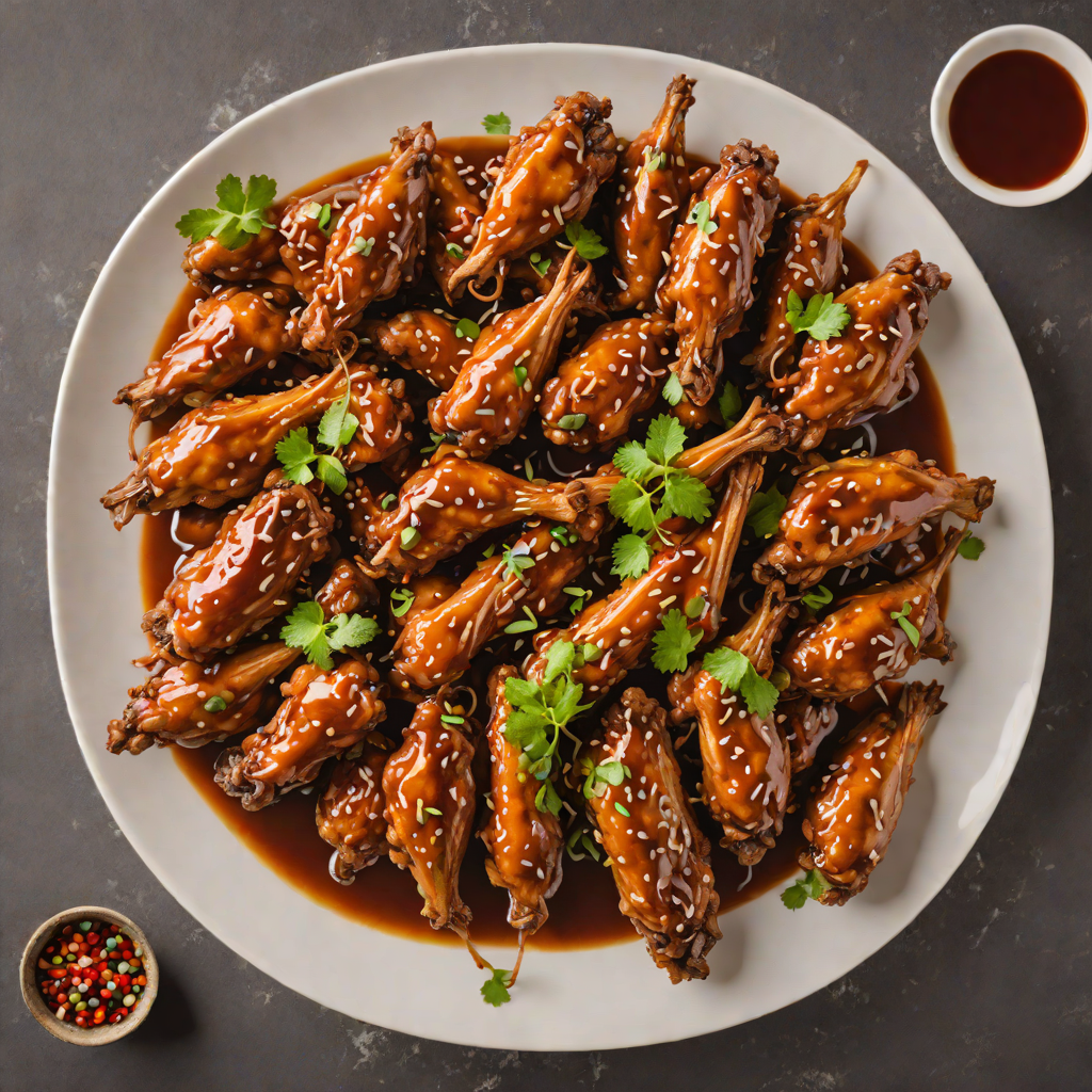 Northeastern Thai Chicken Wings with Spiced Tamarind Sauce