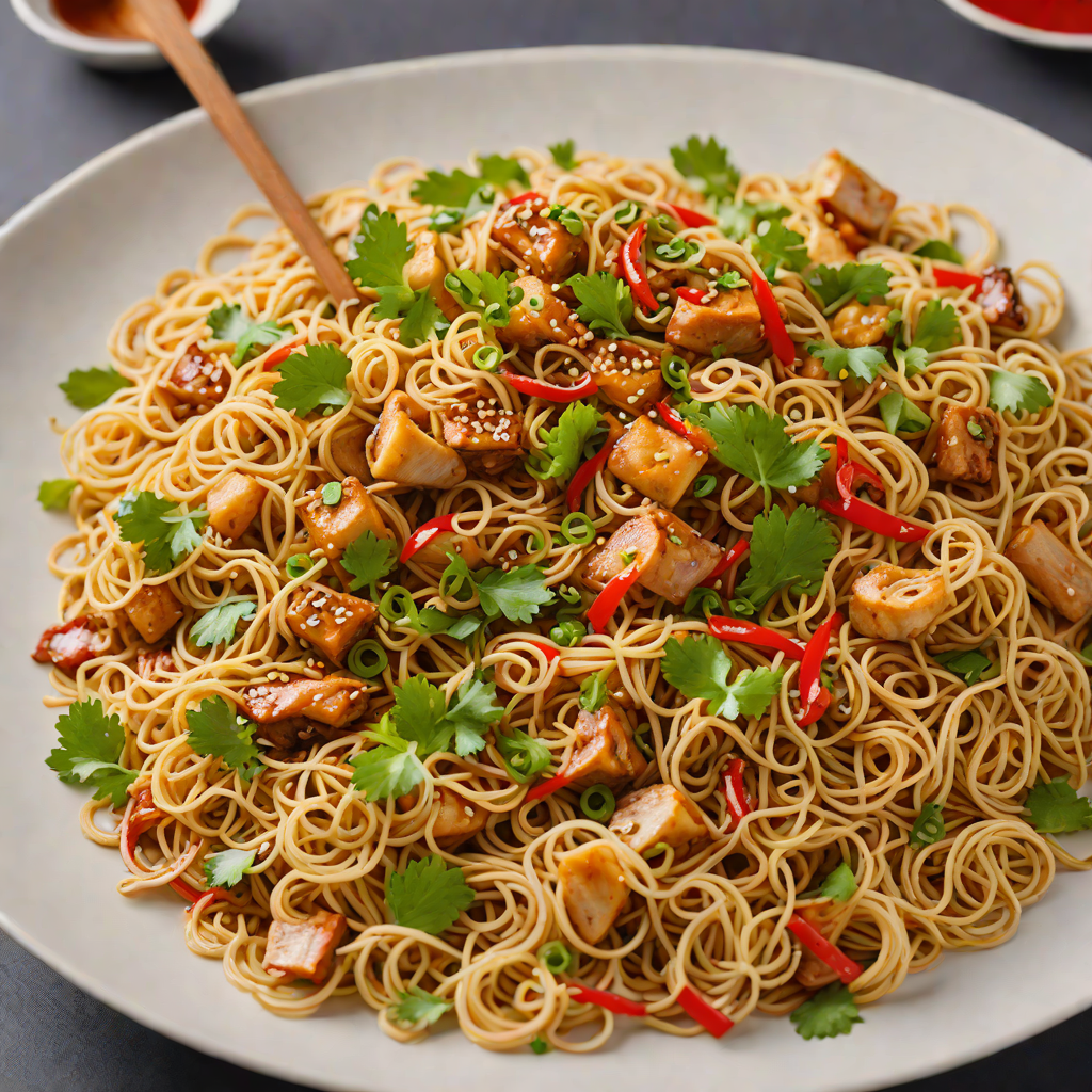Sweet and Spicy Stir-Fry Noodles