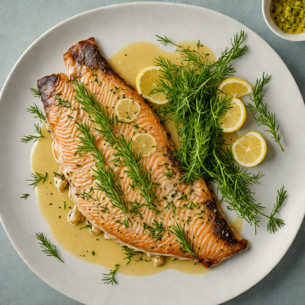 Pan-Fried Trout with Garlic Butter and Dill