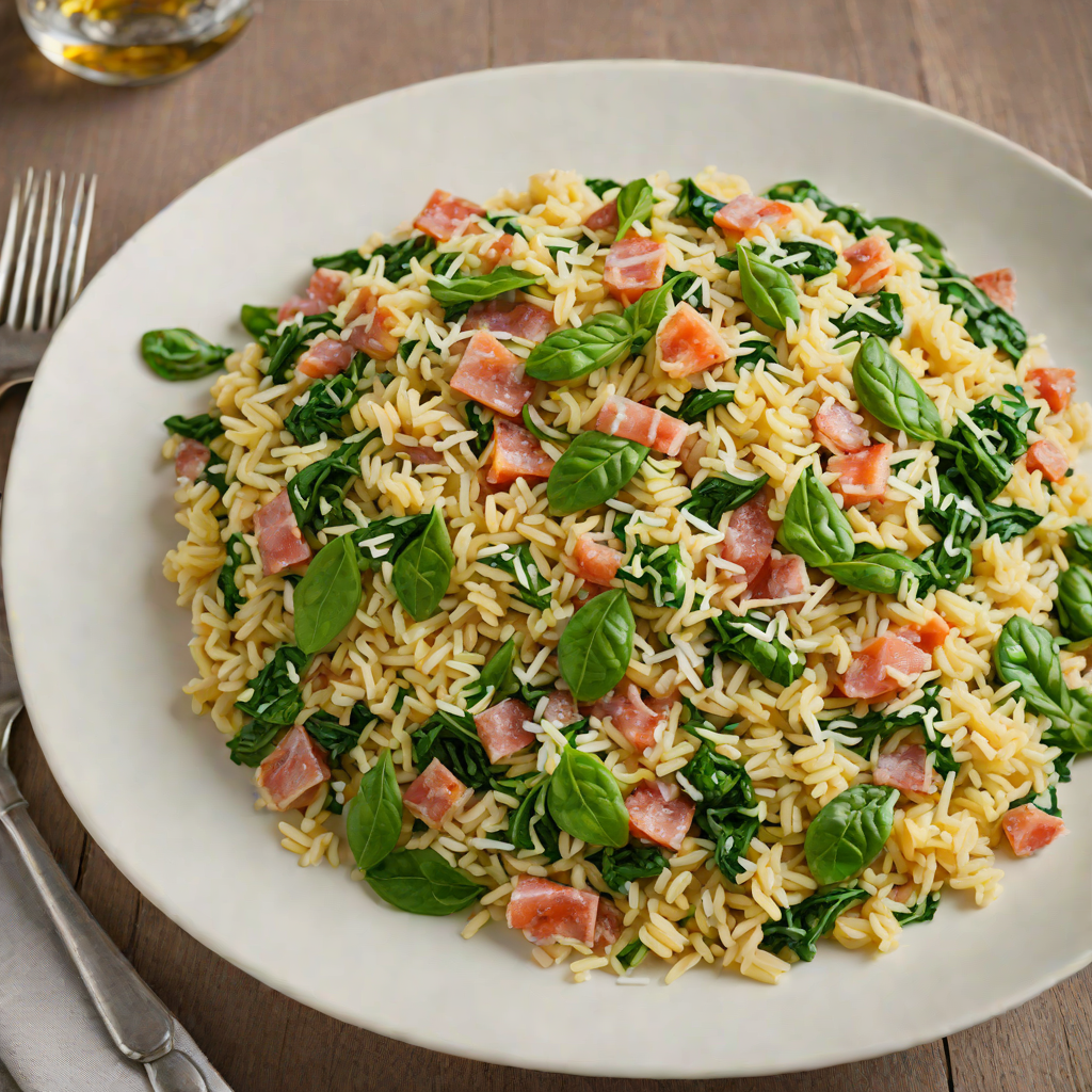 Pancetta and Spinach Risotto with Parmesan