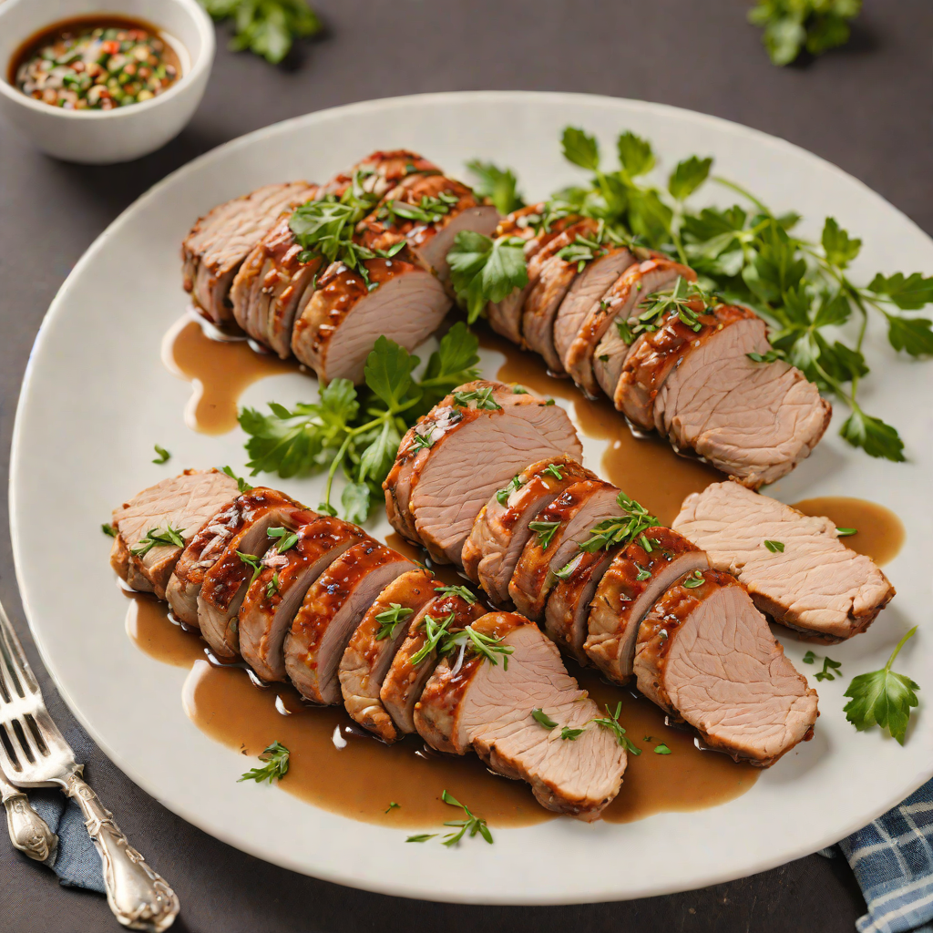 Spiced Maple-Glazed Pork Tenderloin with Coastal Herb Rub
