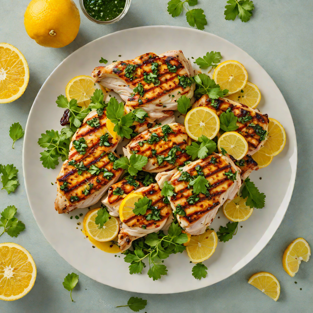 Citrus-Infused Grilled Chicken with Summer Herb Chimichurri