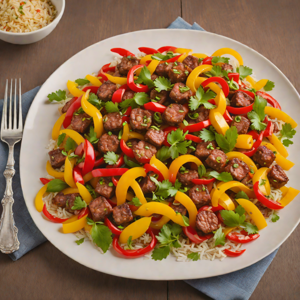 Goan Churico Sausage and Bell Pepper Stir-Fry