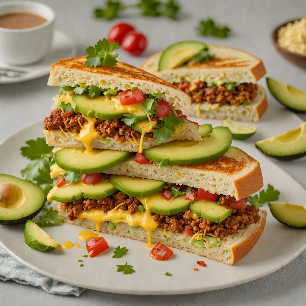 Tex-Mex Breakfast Torta with Chorizo and Avocado