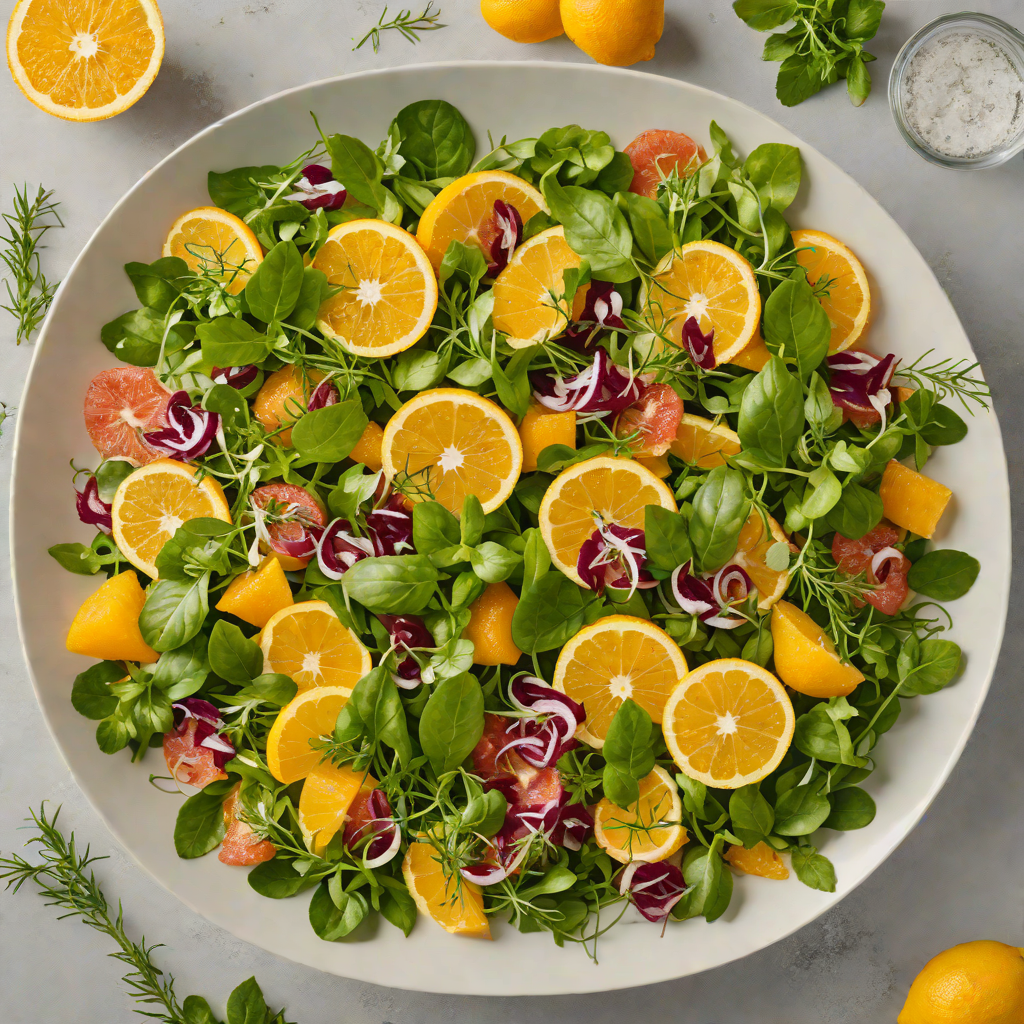 Saltwater Poolside Citrus Herb Salad