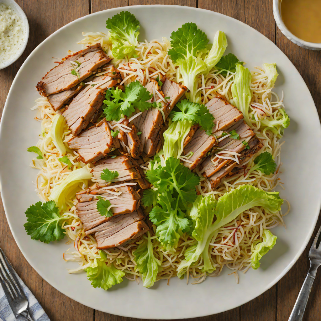 Garlic Butter Kalua Pork with Steamed Cabbage