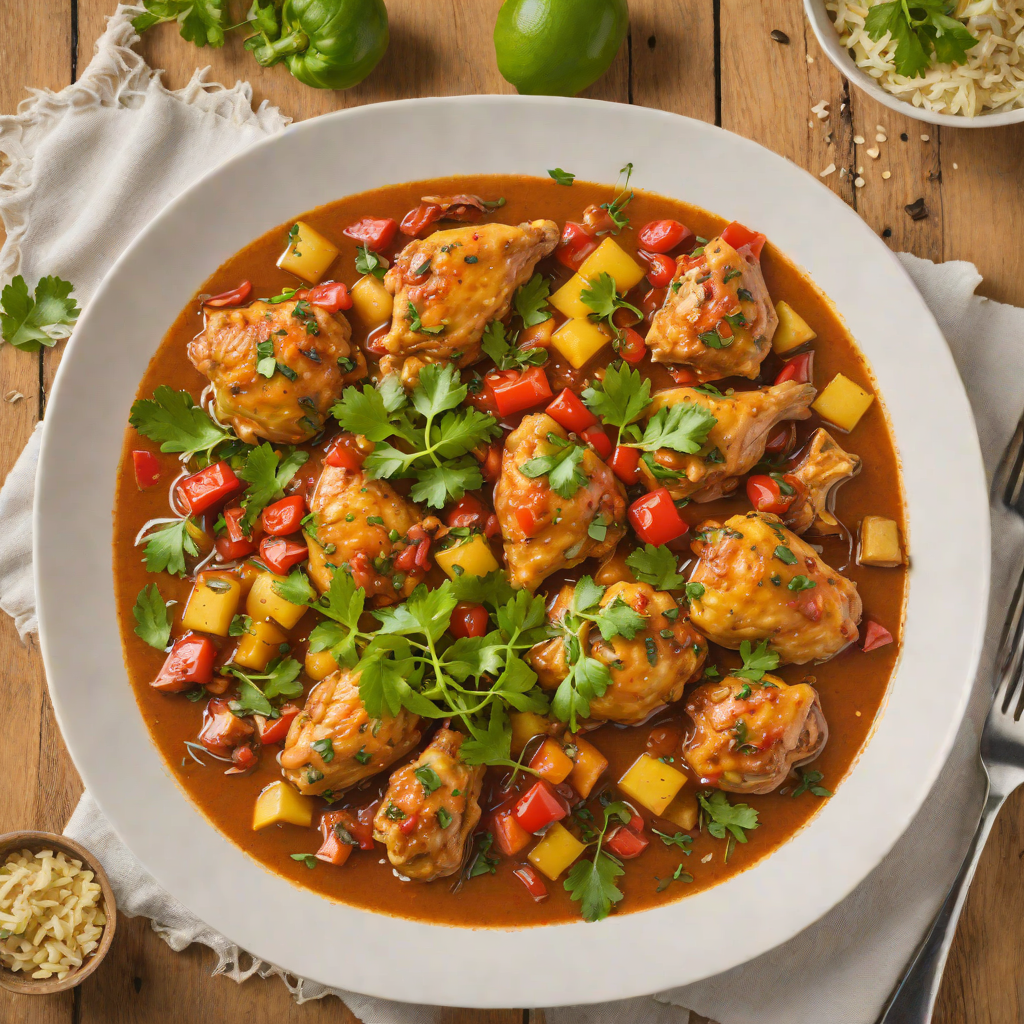 Spicy Dominican-Style Chicken Stew with Sofrito