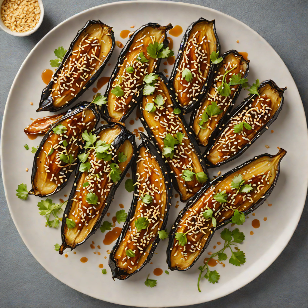 Miso-Glazed Eggplant with Toasted Sesame and Scallions