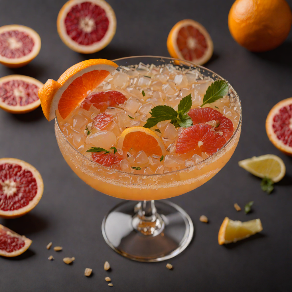 Citrus-Spiced Mezcal Cocktail with Grapefruit and Agave
