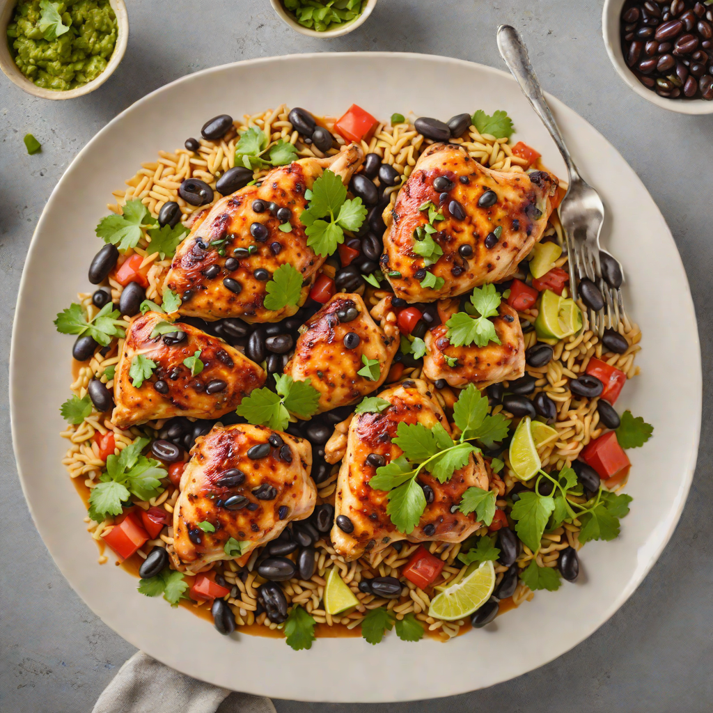 One-Pot Latin American Chicken with Sofrito and Black Beans