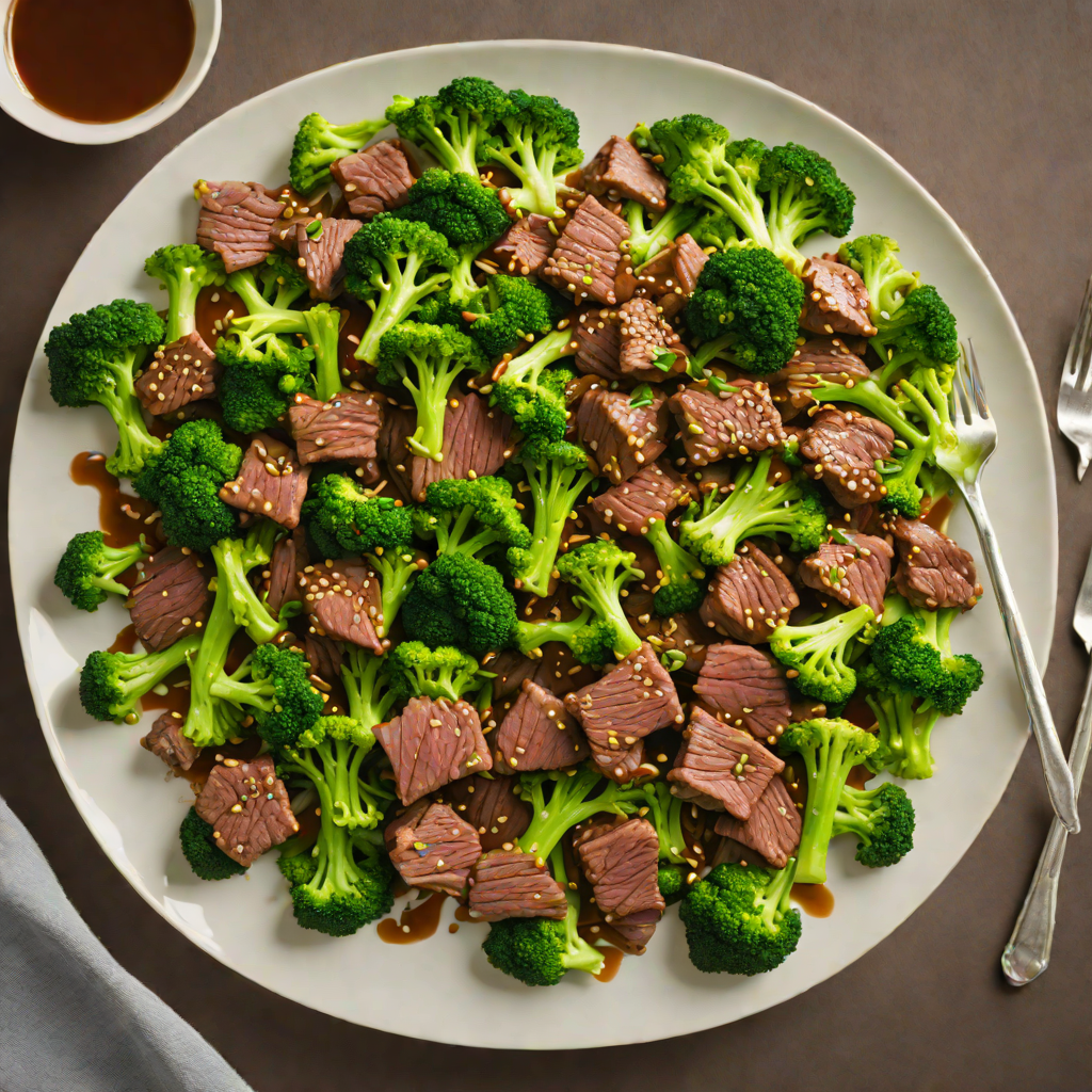 Quick Sautéed Beef and Broccoli with Garlic Soy Glaze