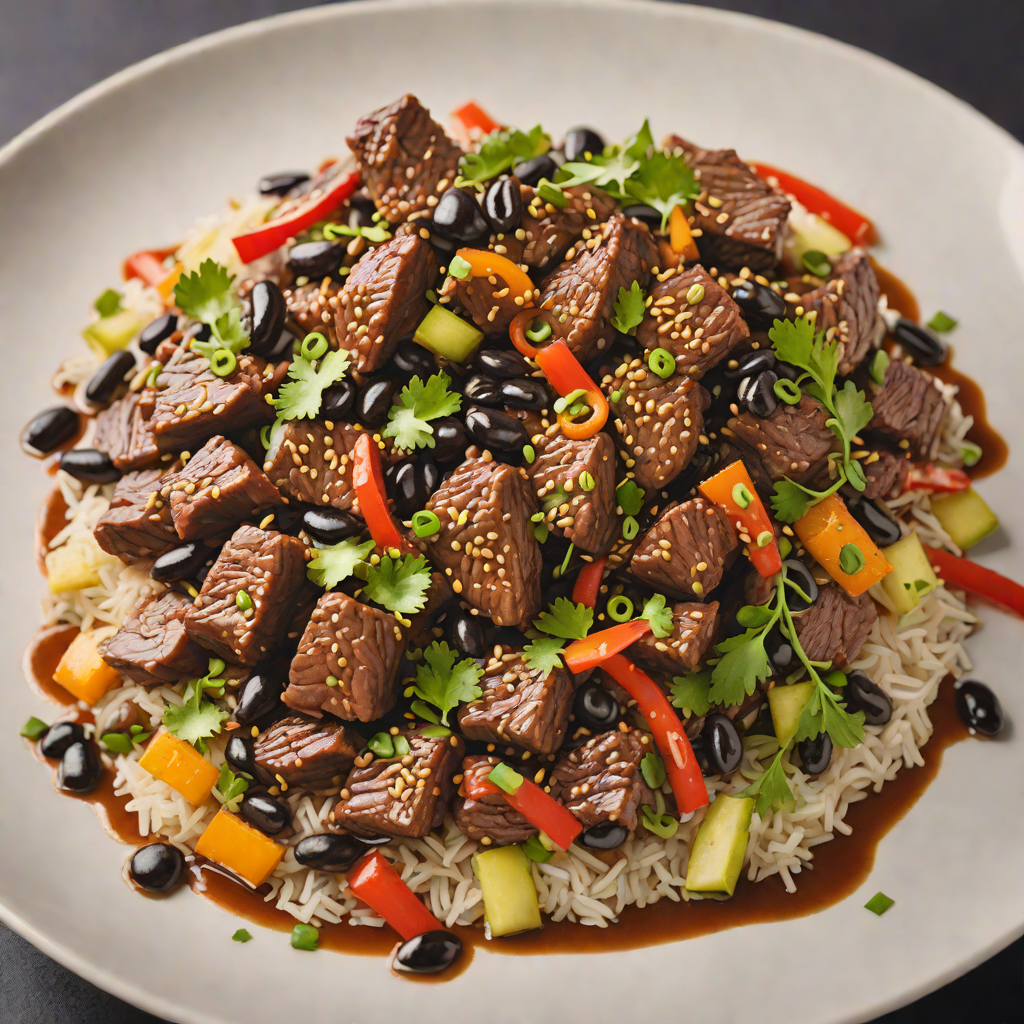 Wok-Seared Beef with Black Bean and Ginger Sauce