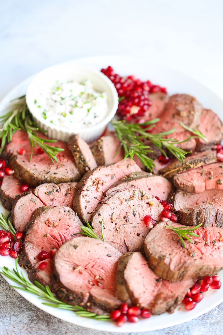 Herb-Crusted Beef Tenderloin with Creamy Mustard Sauce