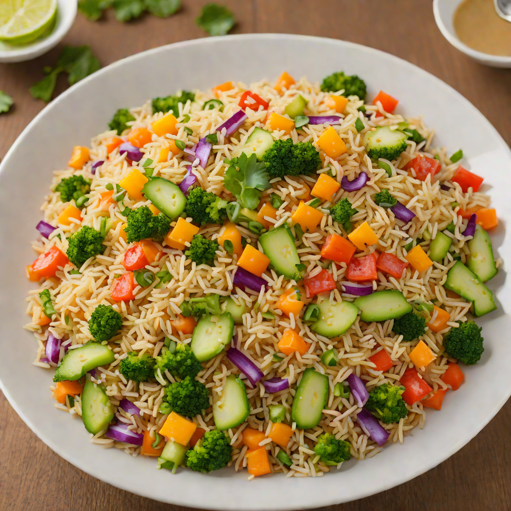 Colorful Veggie Rice Bowl