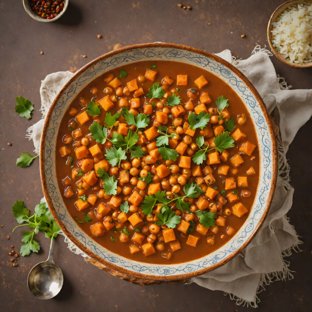 Spiced Chickpea and Sweet Potato Stew